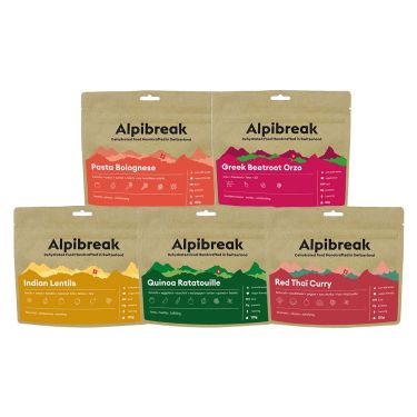 Selection - 5 dehydrated meals - Aplibreak