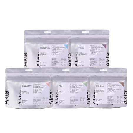 Selection - 5 freeze dried food - Akta