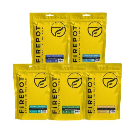 Selezione - 5 pasti disidratati - Firepot