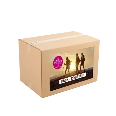 Pack Rose Trip - Rehydratation mit kaltem Wasser