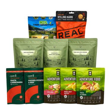 Selección - 10 comidas liofilizadas - Precio económico