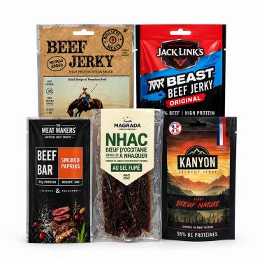 Sélection - 5 meilleures ventes - Viandes séchées