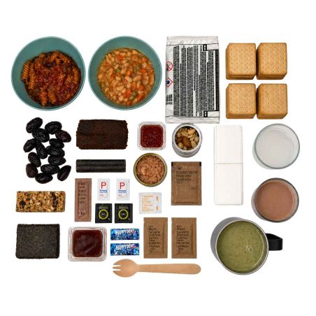 NATO MRE selbsterhitzende 24H-Ration – Menü 2 – 3600 kcal