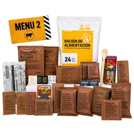 Razione NATO MRE autoriscaldante 24H - Menu 2 - 3600 Kcal