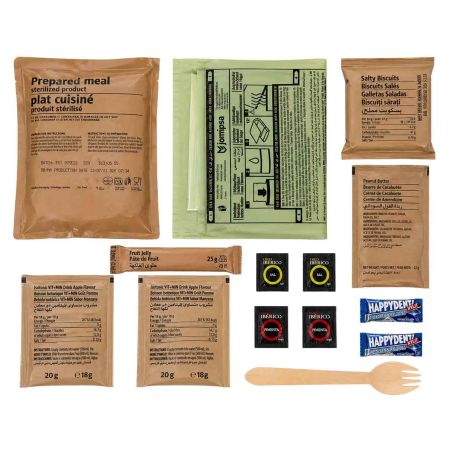 Ration MRE 12h - Menu 2 - 1200 Kcal