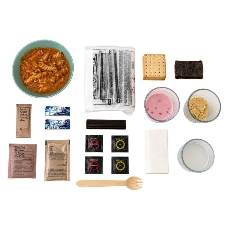 Razione MRE autoriscaldante 12H - Menu 3 - Vegetariano