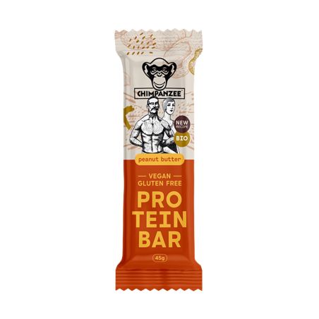 Økologisk proteinbar Chimpanzee - Jordnøddesmør