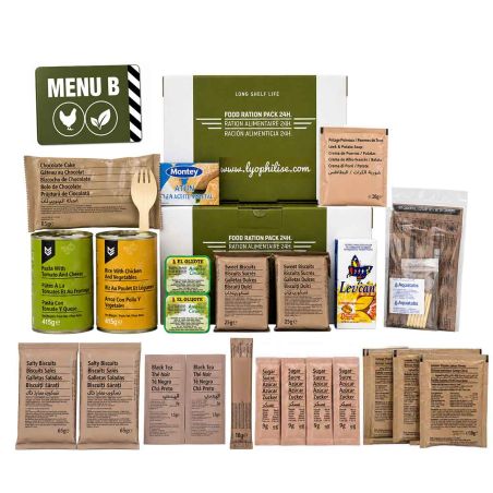 Sotilasmuona - Menu B Halal - 3000 kcal