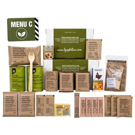 Militaire rantsoen - Menu C Vegetarisch - 3000 Kcal