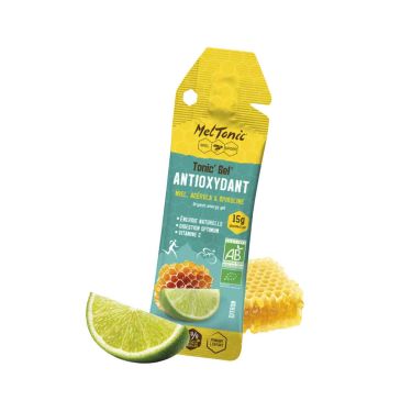 Gel énergétique bio Meltonic - Antioxydant - Miel, acérola et spiruline