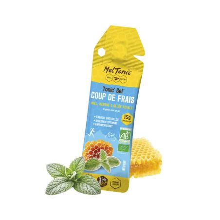 Gel energetico Meltonic - Freschezza istantanea - Miele, pappa reale e menta