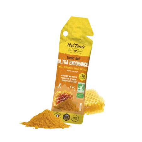 Bio-Energiegel Meltonic - Ultra Endurance - Honig, Kurkuma und Gelée Royale