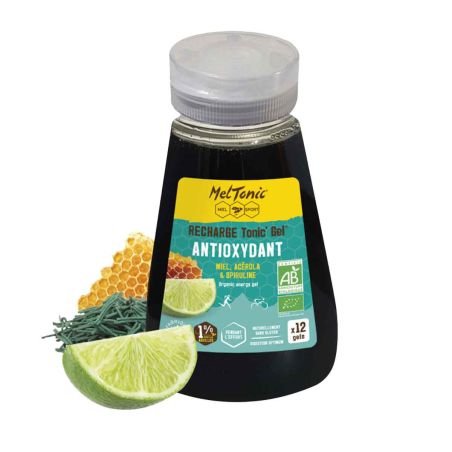 Eco refill 12 organic gels - Meltonic Antioxidant - Honey, spirulina acerola