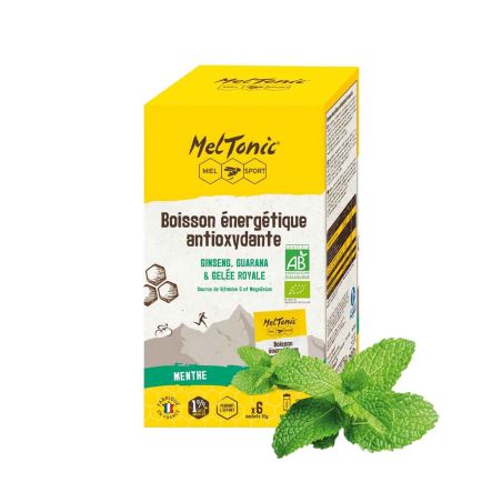 Bio antioxidante energiedrank Meltonic x 6 sticks - Munt