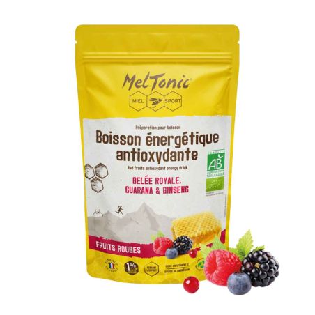 Biologische energiedrank Meltonic - Rode vruchten - 700 g