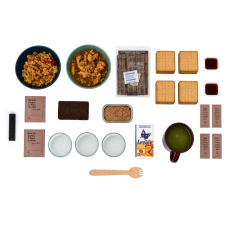 Razione militare - Menu B Halal - 3000 Kcal
