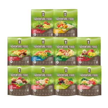 Auswahl - 10 Trekking Nahrung - Adventure Food
