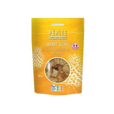Fette di ananas essiccato bio