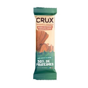 Barra proteica Crux Nutrition - Amendoim, chocolate