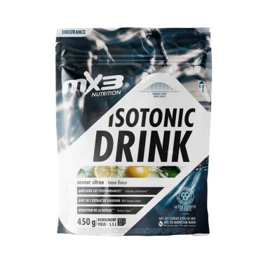 Boisson isotonique MX3 Endurance - Effort court - Citron, Guarana
