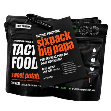 6er-Pack trekking nahrung Tactical Foodpack – Big Papa