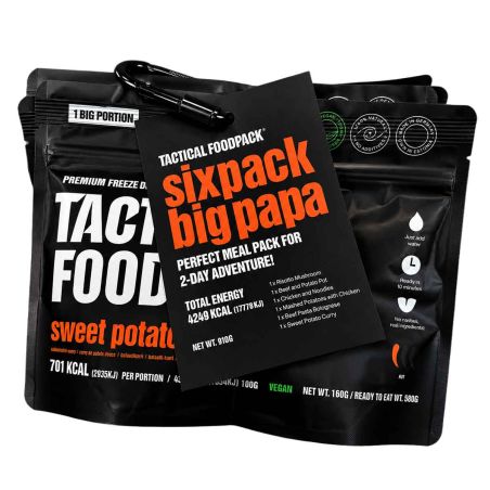 Kit da 6 cibo liofilizzato Tactical Foodpack - Big Papa