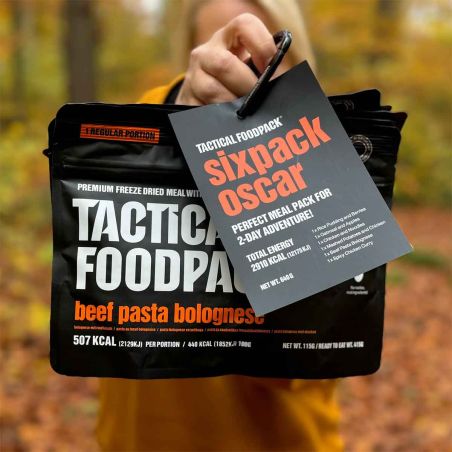 Kit da 6 cibo liofilizzato Tactical Foodpack - Oscar