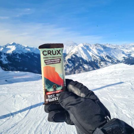 Barretta proteica Crux Nutrition - Nocciola, cioccolato