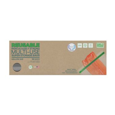 Lot de 10 sachets anti-odeur réutilisables Smelly Proof - 25 x 29 cm