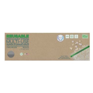 Lot de 10 sachets anti-odeur réutillisables Smelly Proof - 30,5 x 40,5 cm