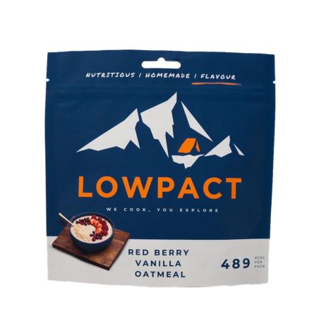 Porridge Vanille rote Früchte
