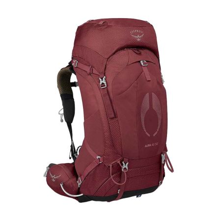 Sac à dos de randonnée Osprey Aura AG 50 - Femme - Rouge