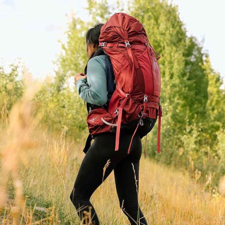 Sac à dos de randonnée Osprey Aura AG 50 - Femme - Rouge