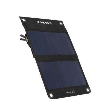 Panneau solaire + batterie externe X-Moove Solargo Trek 10000 mAh - 2 ports USB