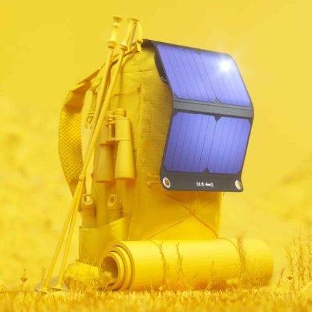 Panneau solaire + batterie externe X-Moove Solargo Trek 10000 mAh - 2 ports USB