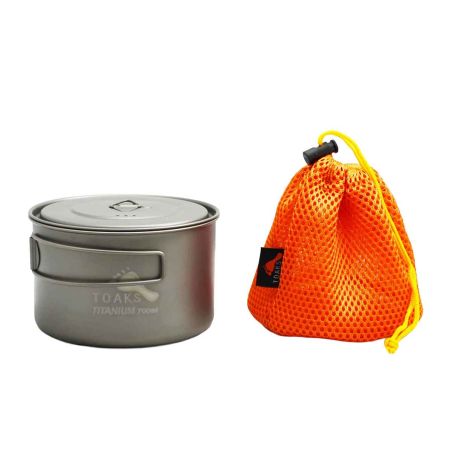 Pentolino in titanio Toaks Ultralight - 0,7 L