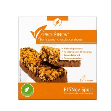 Effinov Proteinov -patukka x 5 – Suklaa-maapähkinä