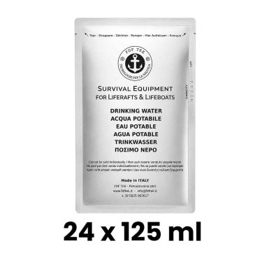 Dricksvatten i påse - 5 år - 3 L (24 x 125 ml) 