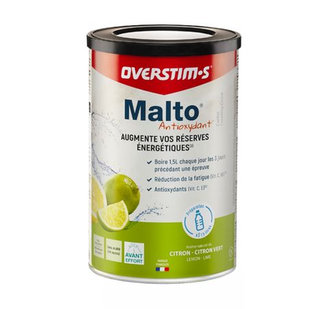 Malto antioxidant Overstim.s - 450 g - Citron, lime