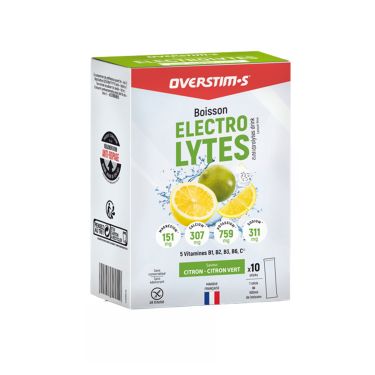 Bevanda elettrolitica Overstim.s x 10 bustine - Limone, limone verde
