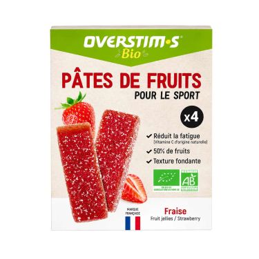 Pasta di frutta bio Overstim.s x 4 - Fragola