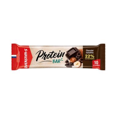 Barretta proteica Overstim.s - Cioccolato e nocciole