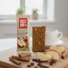 Barra energética biológica Mulebar - Maçãs, uvas passas e canela