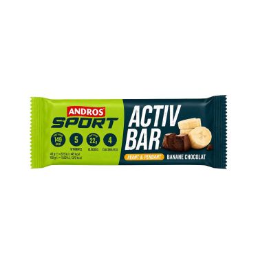 Energibar Andros Sport - Banan, chokolade