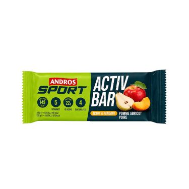 Energieriegel Andros Sport – Apfel, Birne, Aprikose