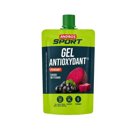 Andros Sport energiageeli – antioksidantti – mustaherukka, punajuurikas