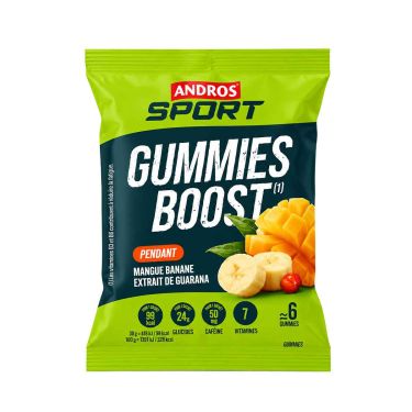 Energie-Gummis Andros Sport – Mango, Banane, grüner Kaffee
