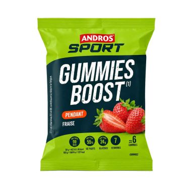 Energie-Gummis Andros Sport – Erdbeere