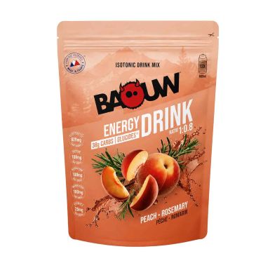 Bevanda energetica Baouw - Pesca, rosmarino - 585 g