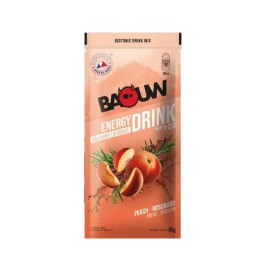 Bebida energética Baouw - Pêssego, alecrim - Stick 45 g
